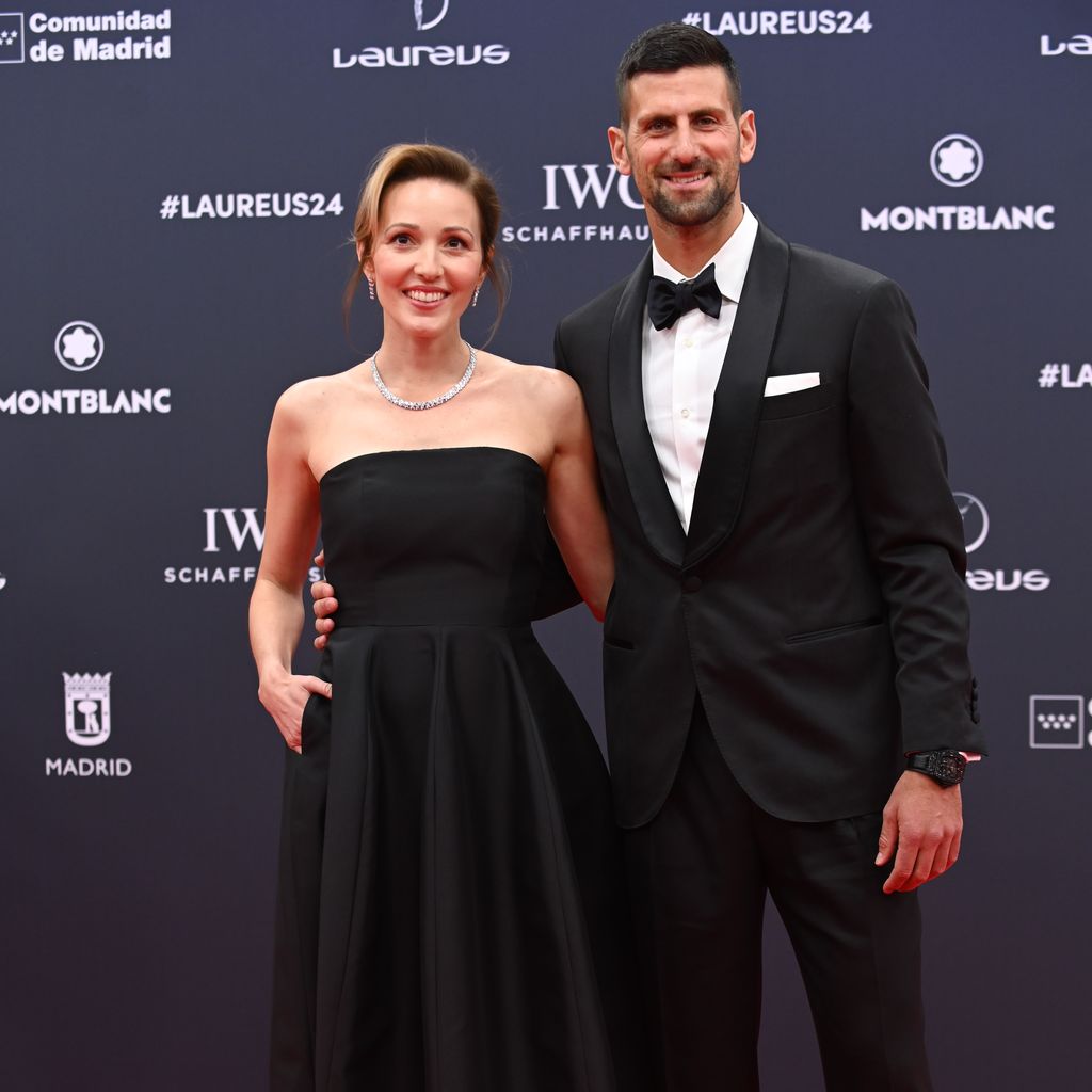 Jelena und Novak Djokovic im April 2024