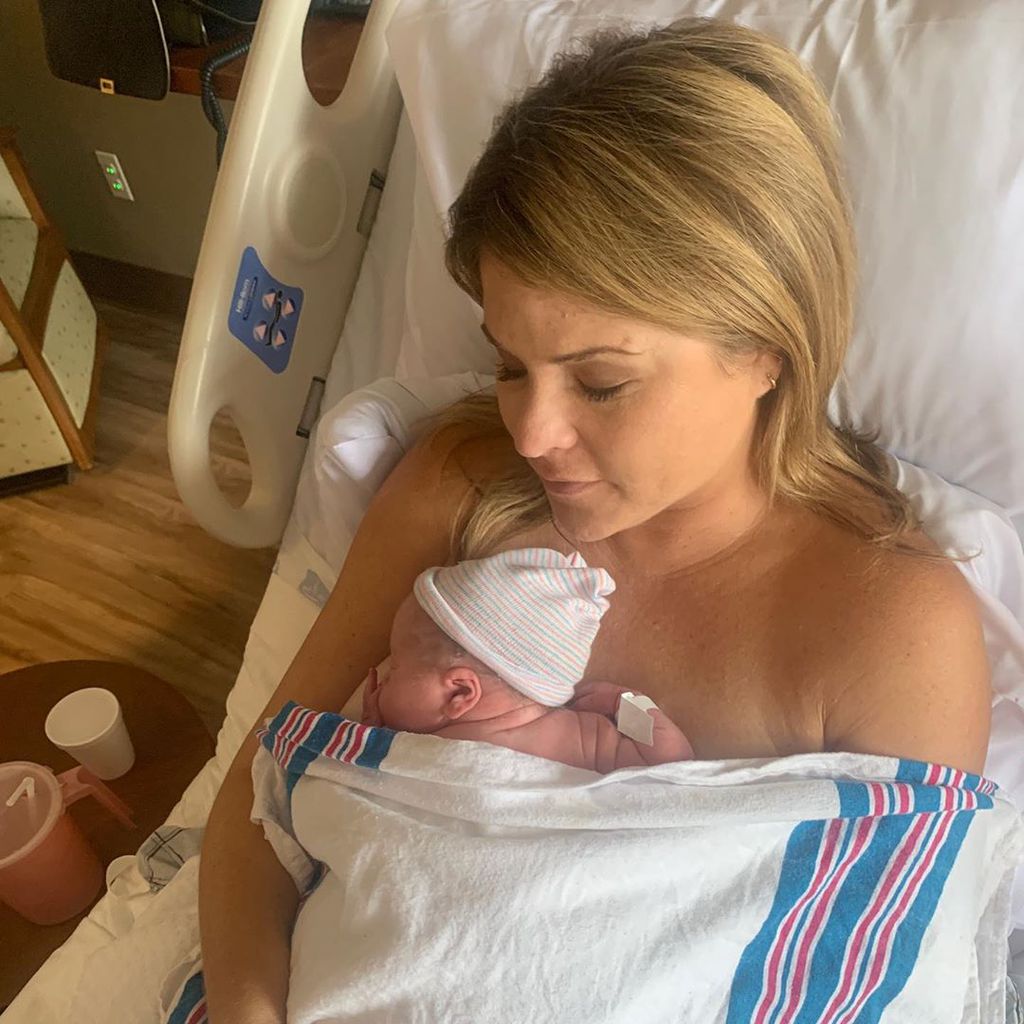 Jena Bush-Hager und ihr Sohn Henry Harold “Hal” im August 2019