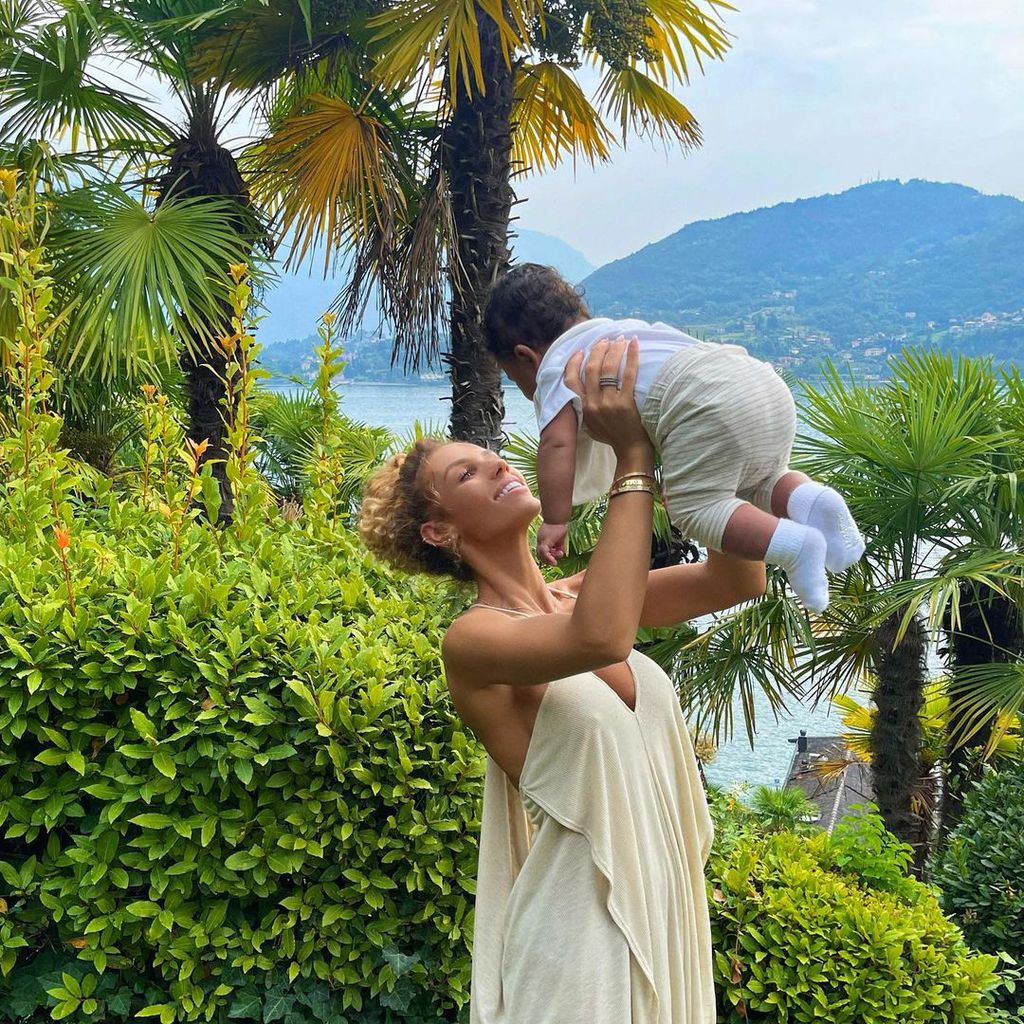 Jena Frumes mit ihrem Sohn Jason King
