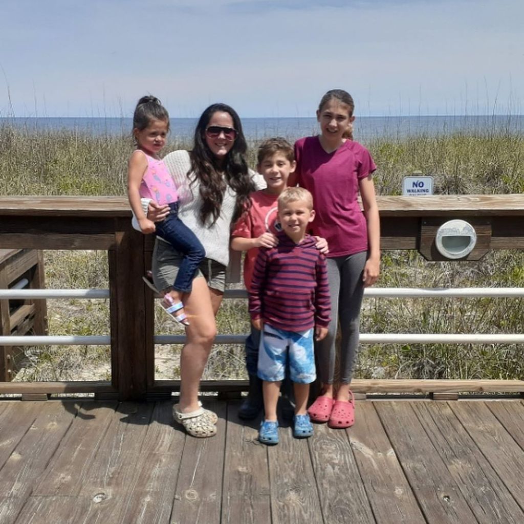 Jenelle Evans mit ihren Kindern, Mai 2020