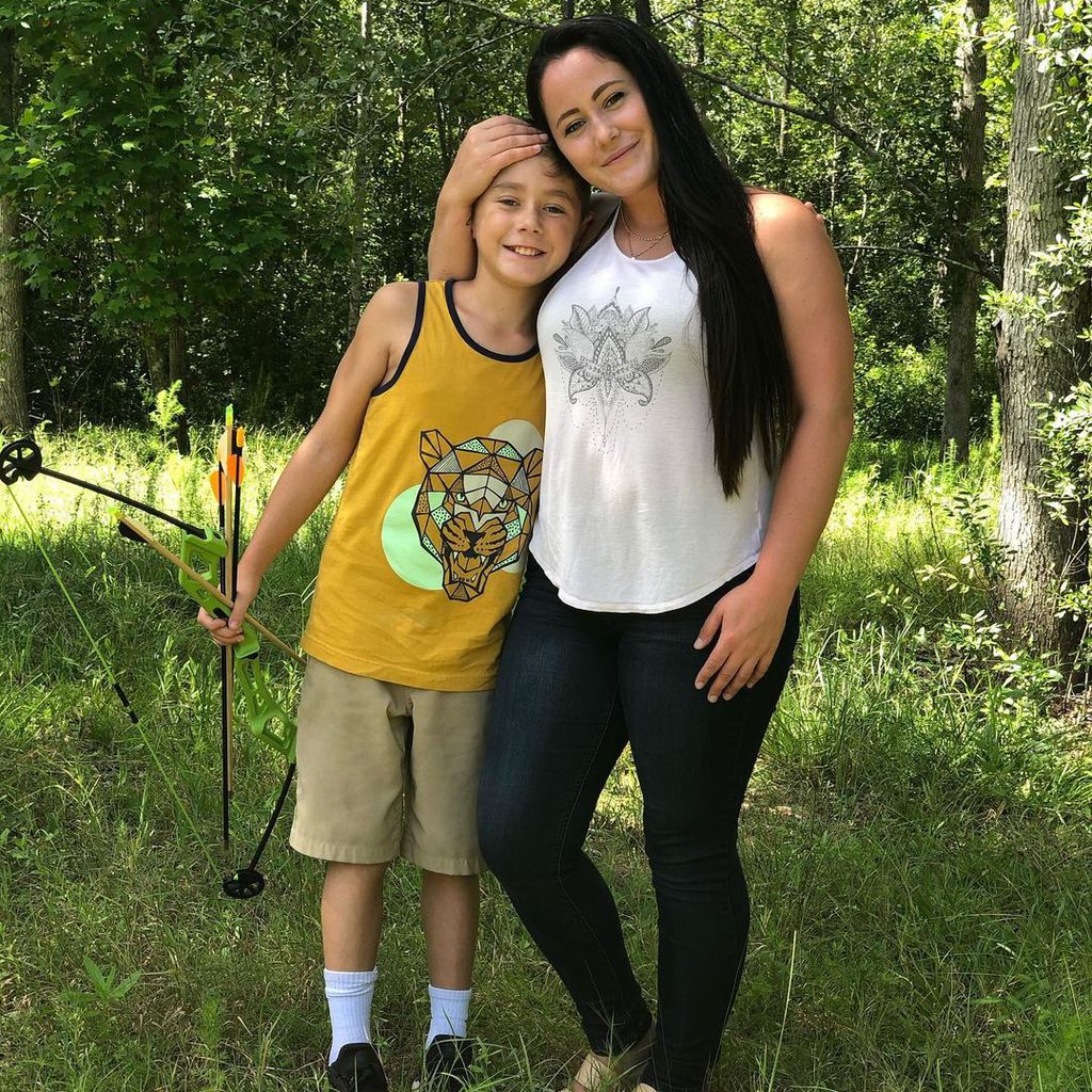 Jenelle Evans mit ihrem Sohn Jace