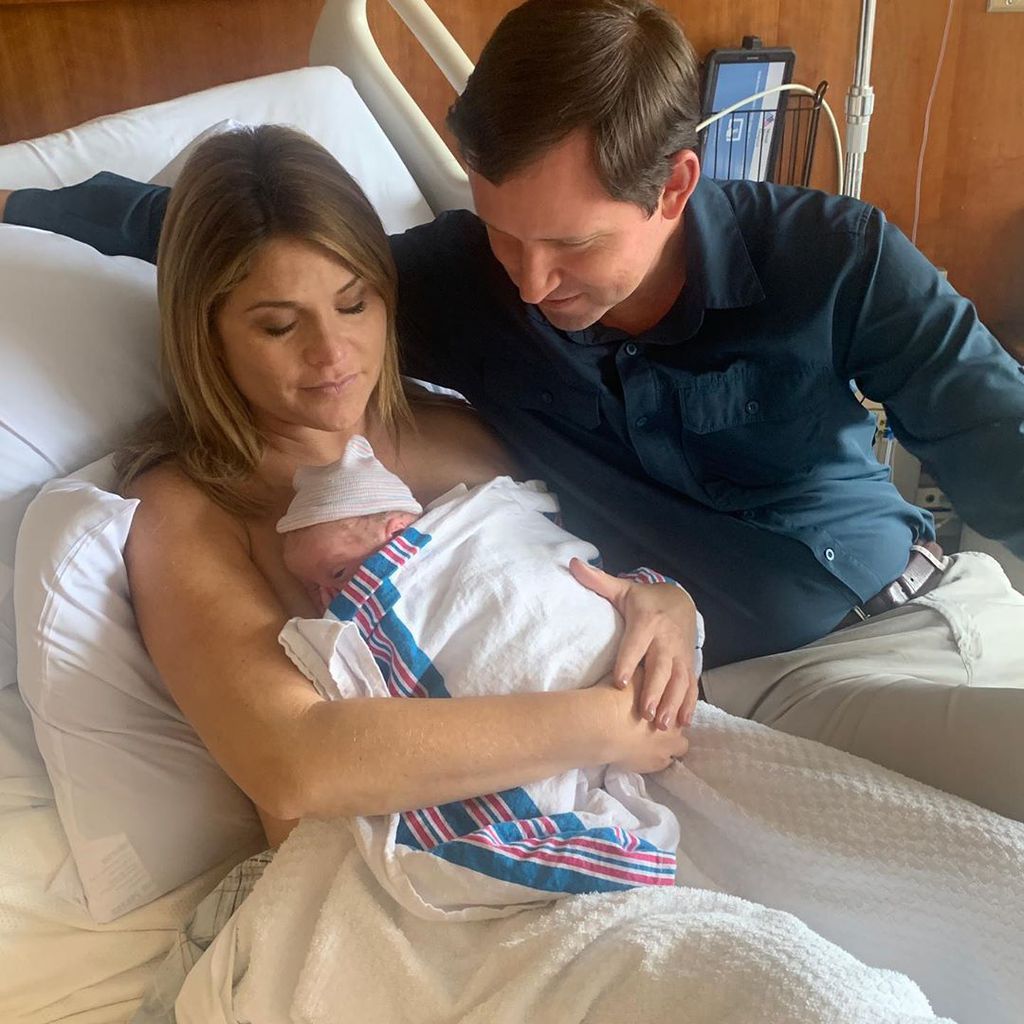 Jenna Bush Hager, ihr Mann Henry und ihr neugeborener Sohn Henry Harold "Hal" im August 2019