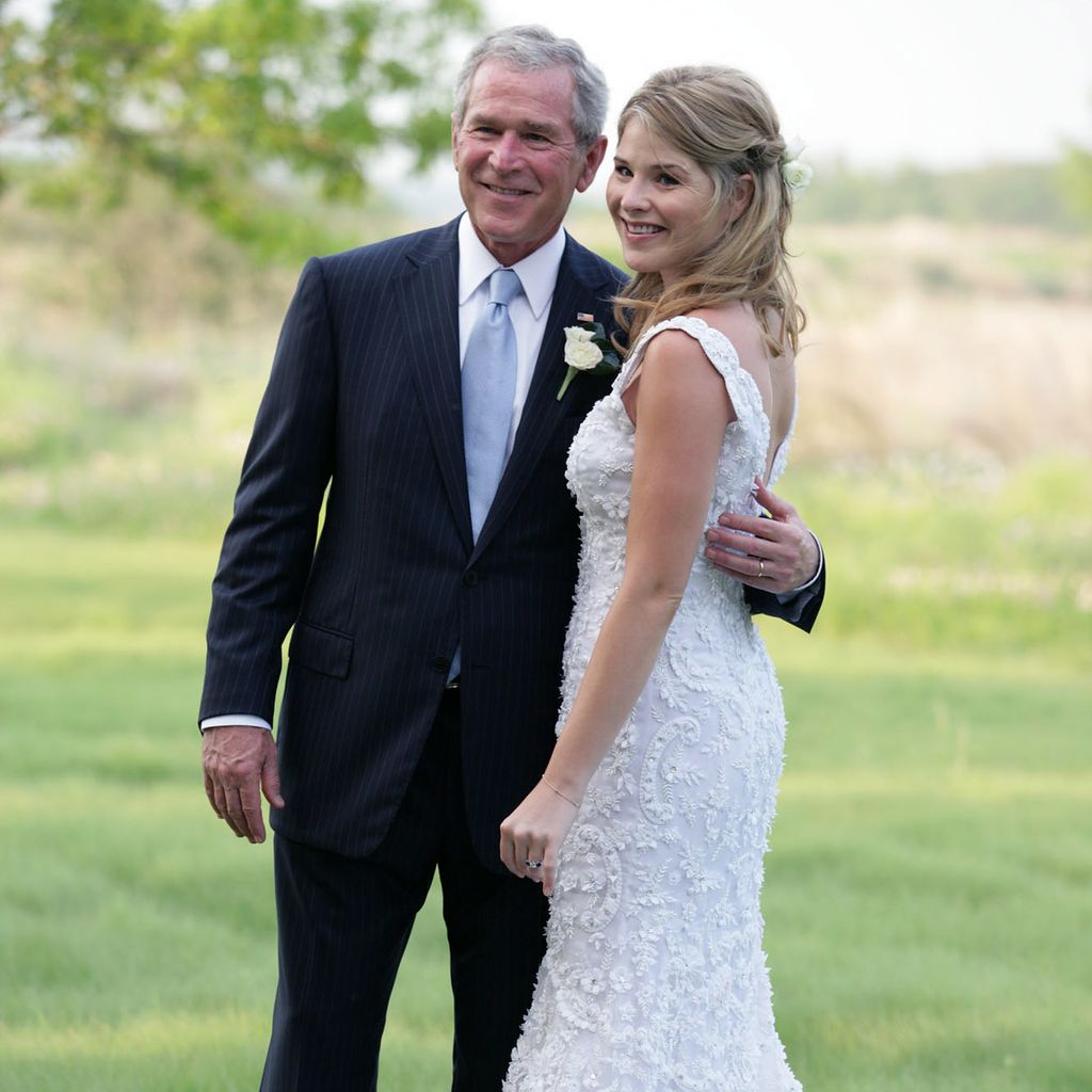 George W. Bush und Jenna Bush-Hager