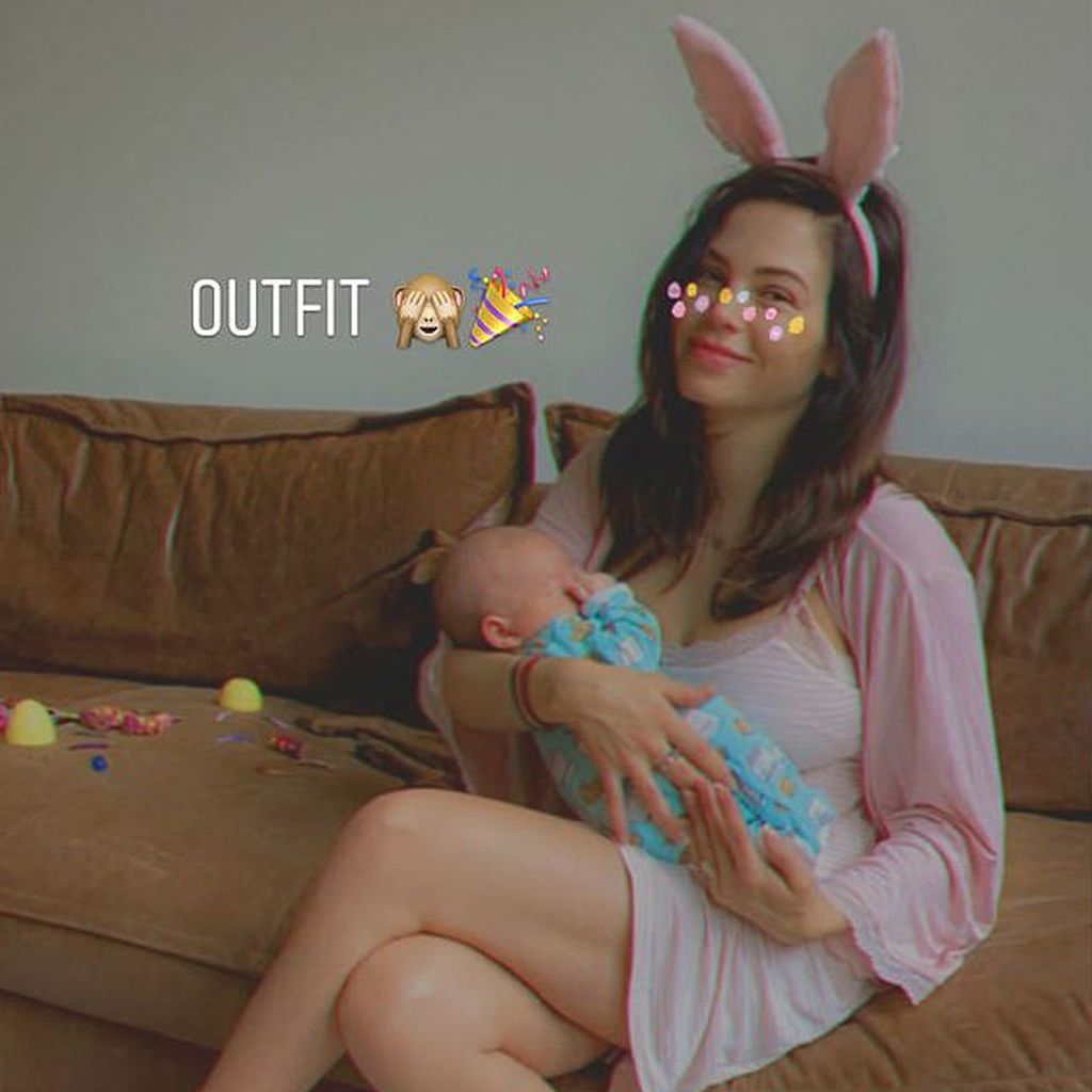 Jenna Dewan und Callum an Ostern