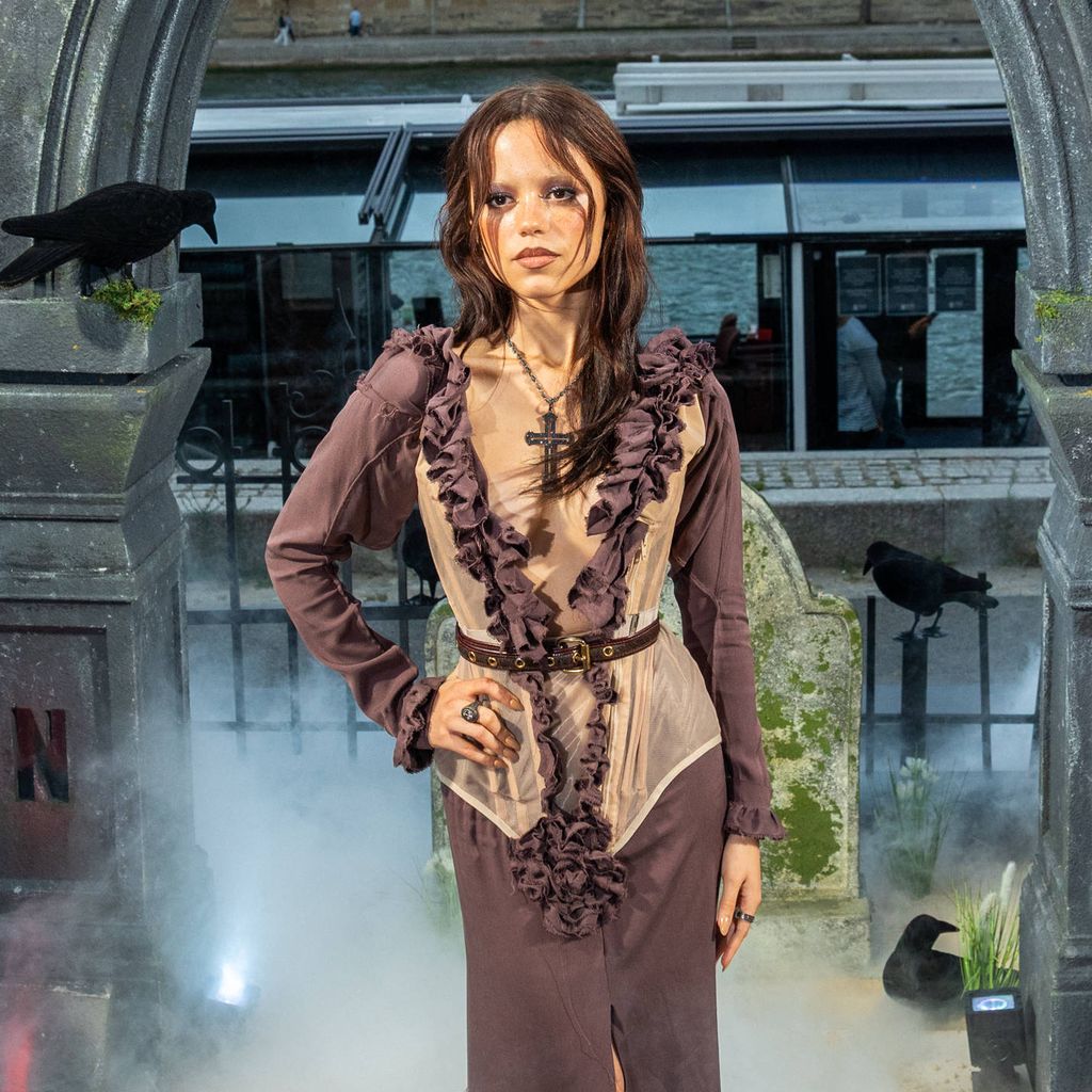 Jenna Ortega bei der Paris-Premiere von "Wednesday" Staffel 2, August 2025