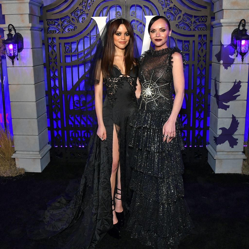 Jenna Ortega und Christina Ricci, Schauspielerinnen