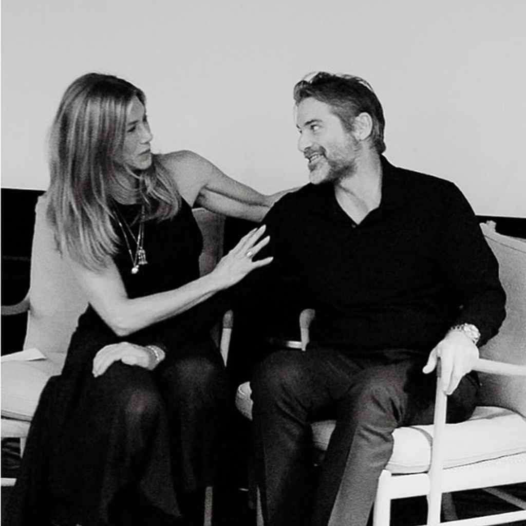 Jennifer Aniston mit ihrem Partner Jim Curtis