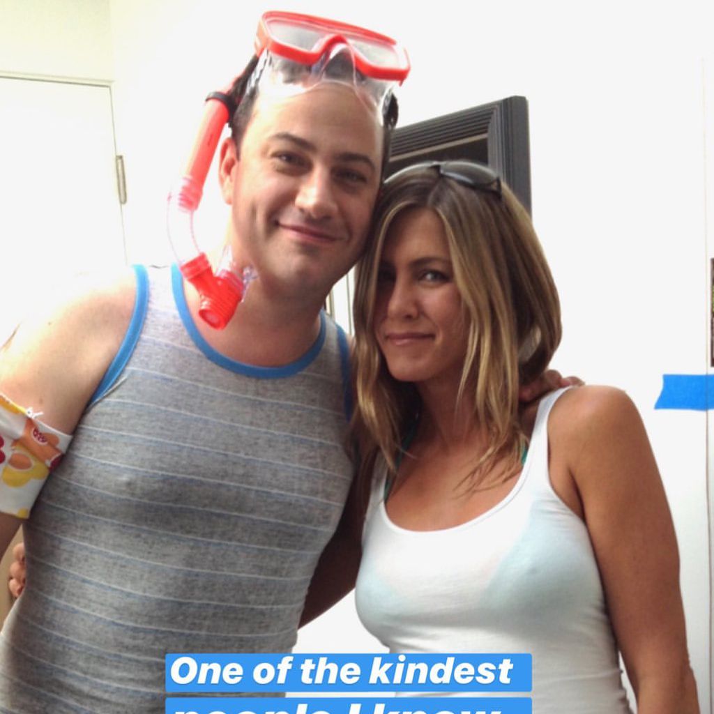 Jennifer Aniston und Jimmy Kimmel, November 2019