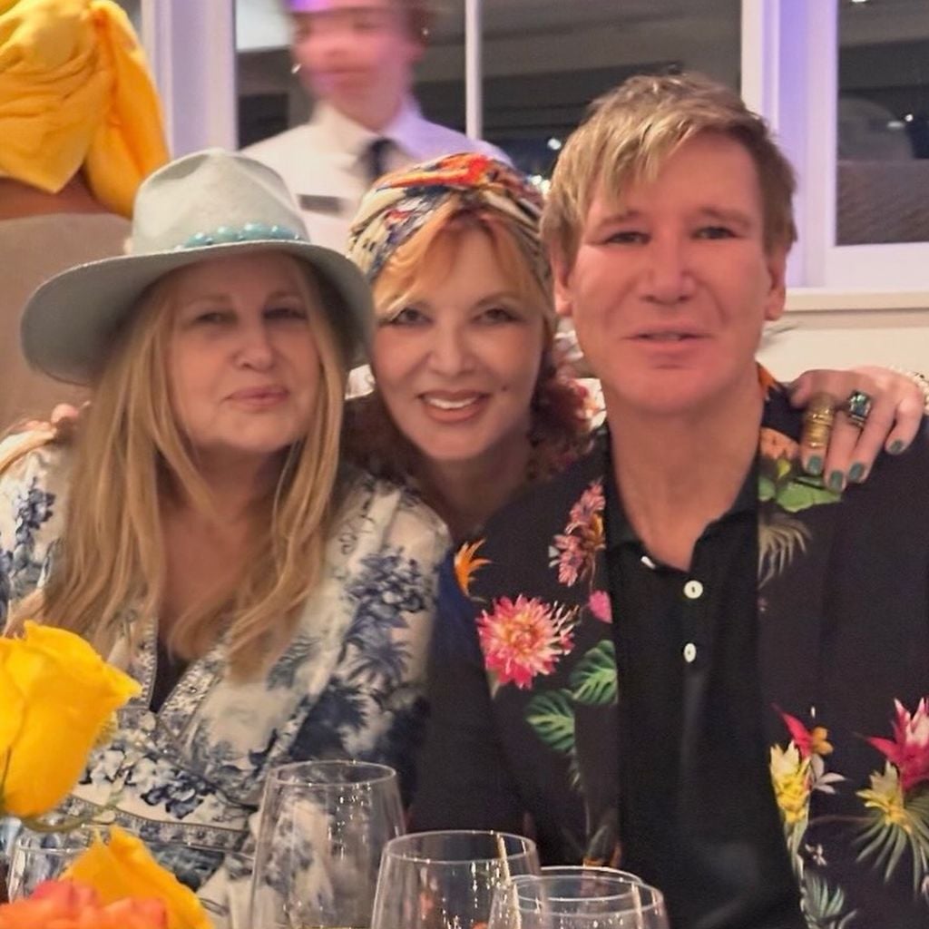 Jennifer Coolidge, Thea Gottschalk und ein gemeinsamer Freund im August 2026