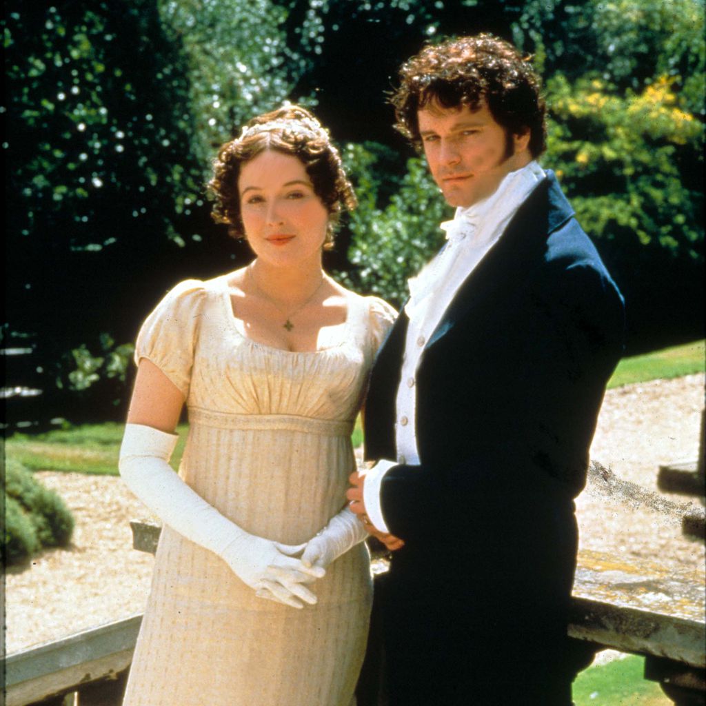 Jennifer Ehle und Colin Firth in der Serie "Stolz und Vorurteil", 1995