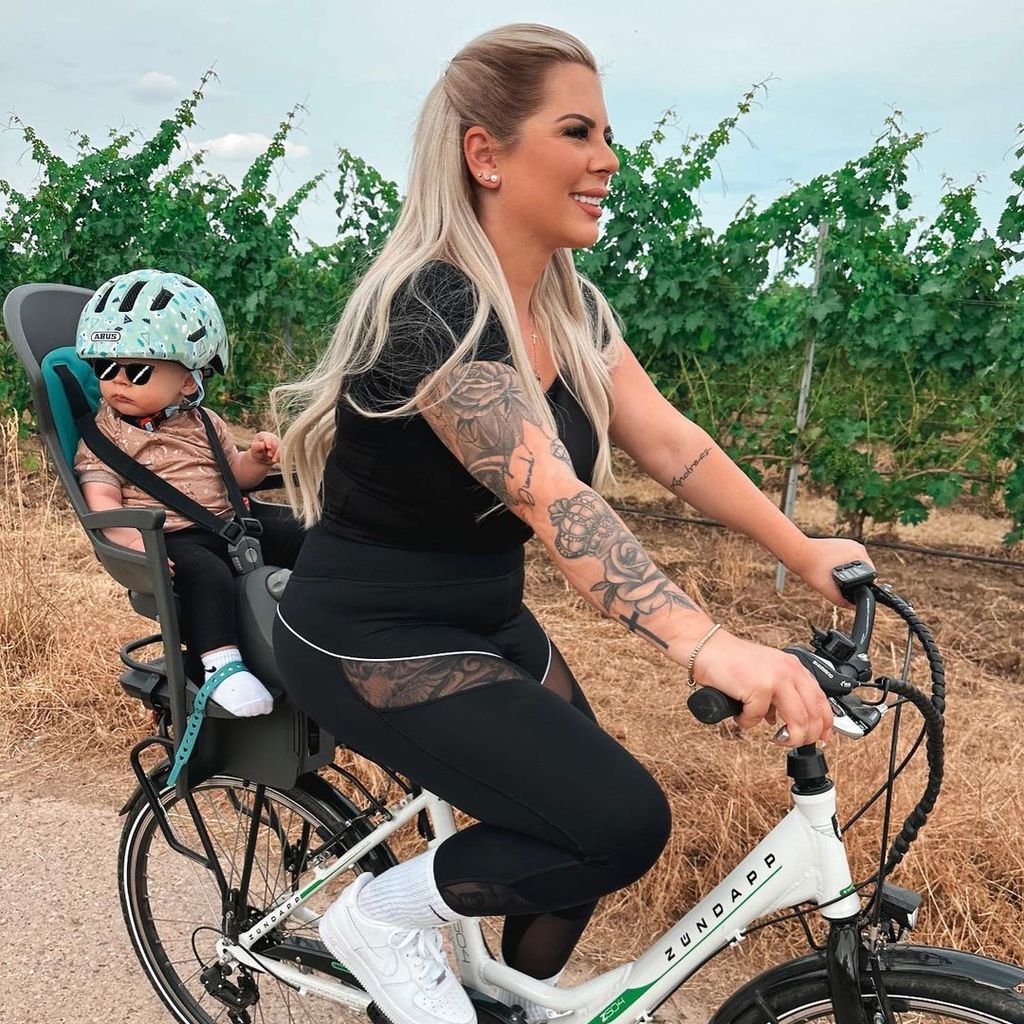Jenny Frankhauser mit ihrem Sohn Damian