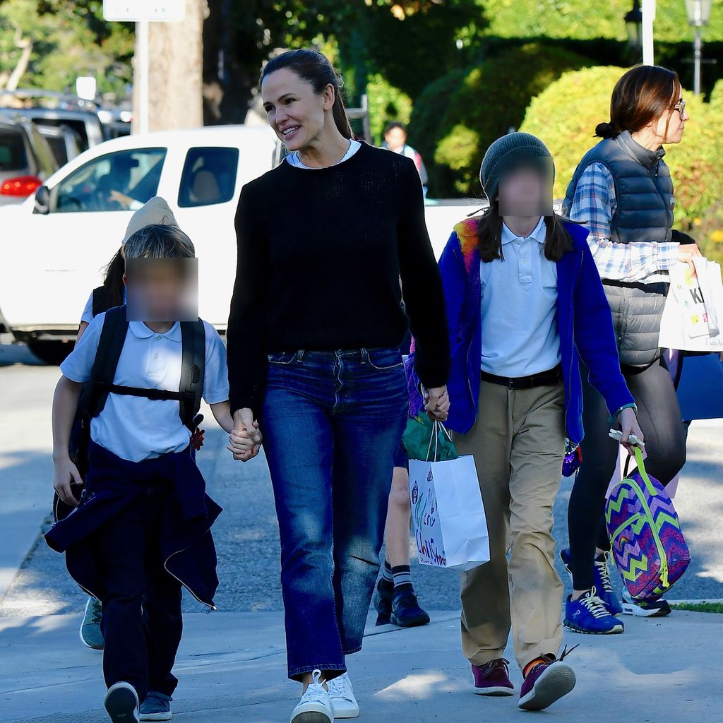Jennifer Garner mit ihren Kindern Samuel und Seraphina