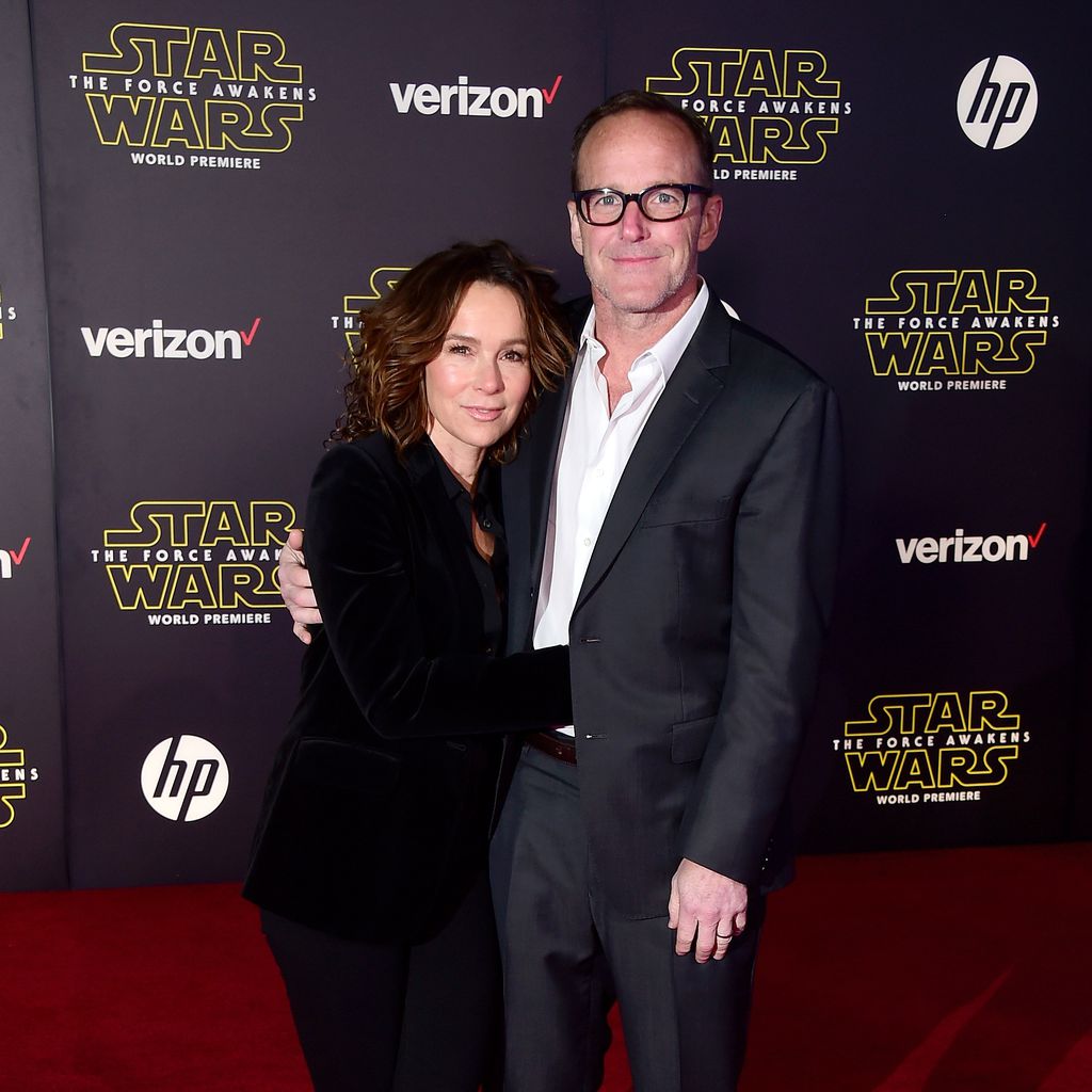 Jennifer Grey und Clark Gregg, 2015