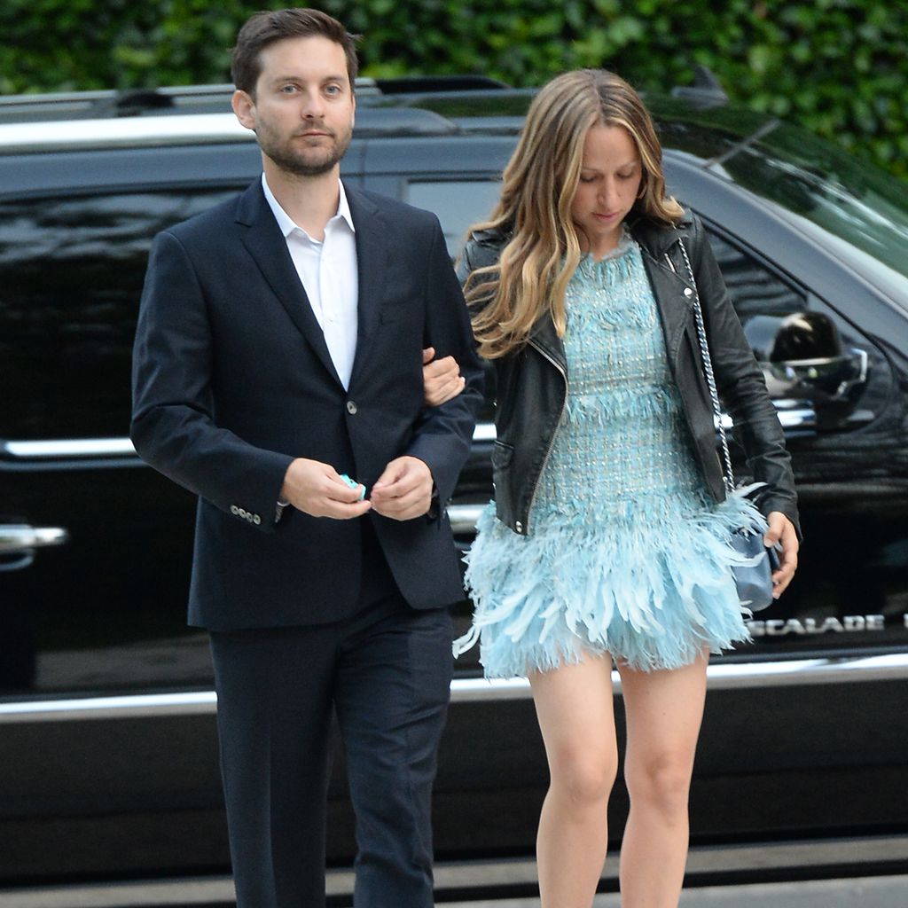Tobey Maguire und Jennifer Meyer in Los Angeles, 2013