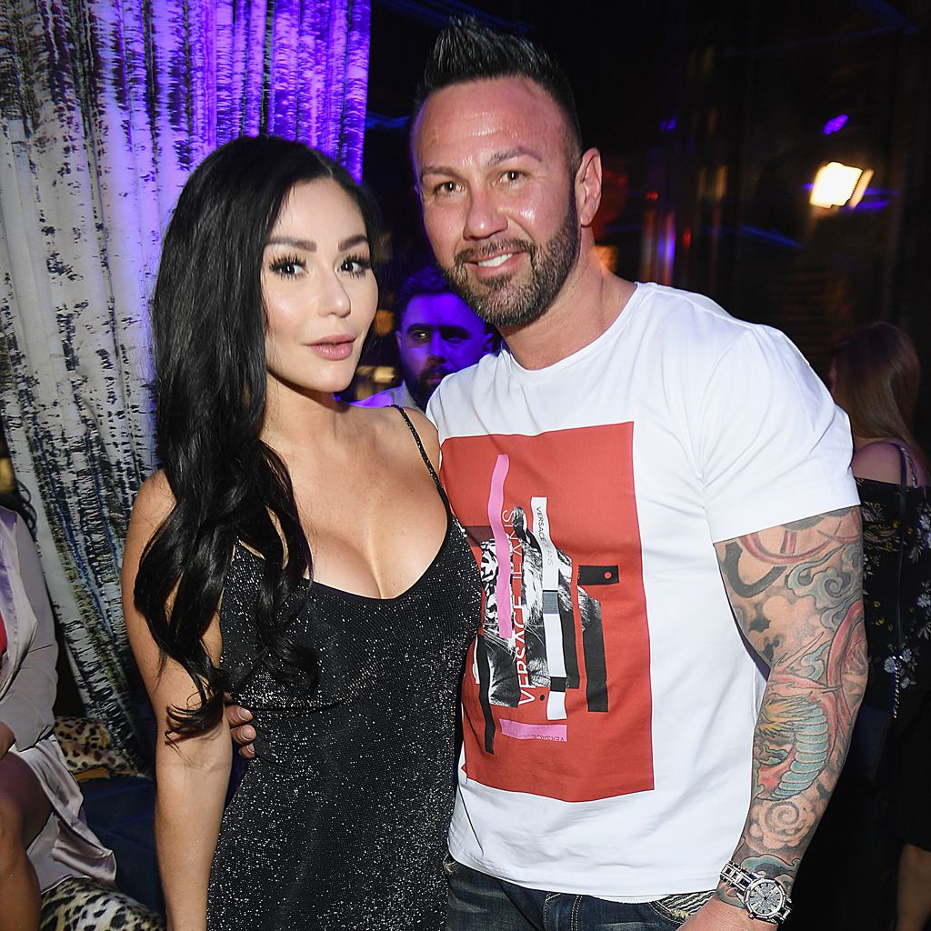Jennifer "JWoww" Farley und Roger Mathews bei der "Jersey Shore Family Vacation"-Premiere