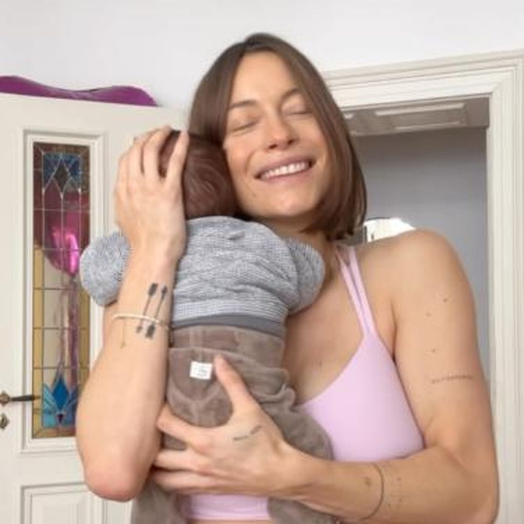 Jennifer Lange und ihr Sohn Anton
