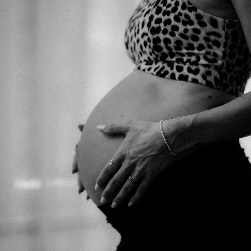 Jennifer Langes Babybauch