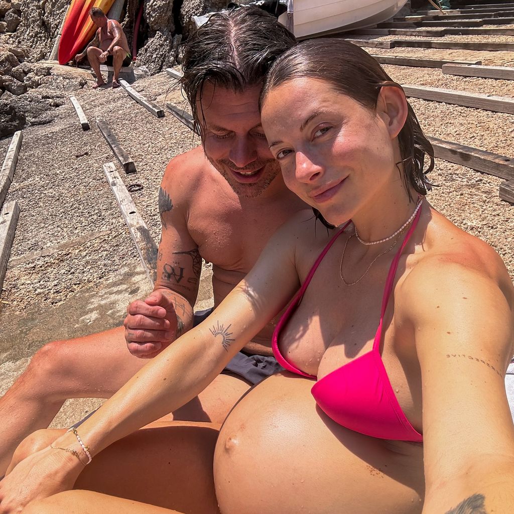 Jennifer Lange und ihr Partner Darius Zander