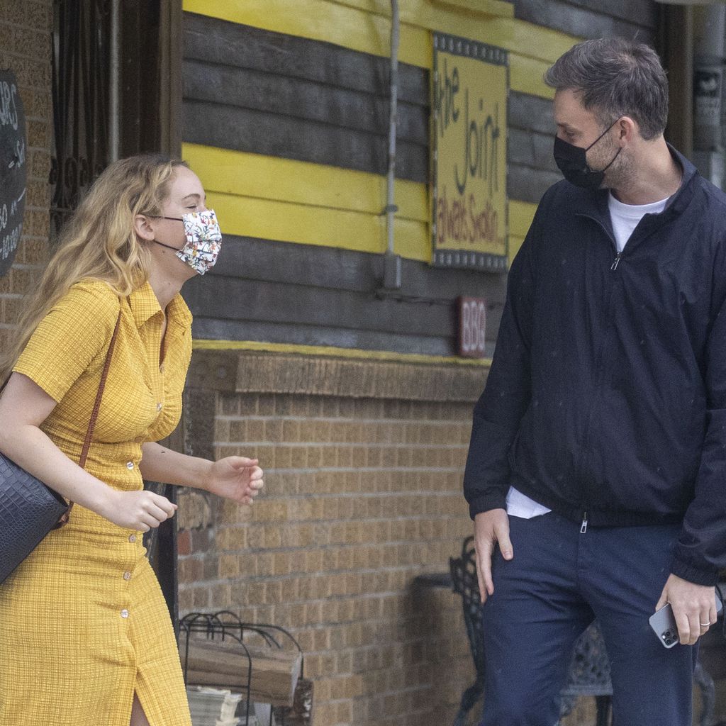 Jennifer Lawrence mit ihrem Ehemann Cooke Maroney
