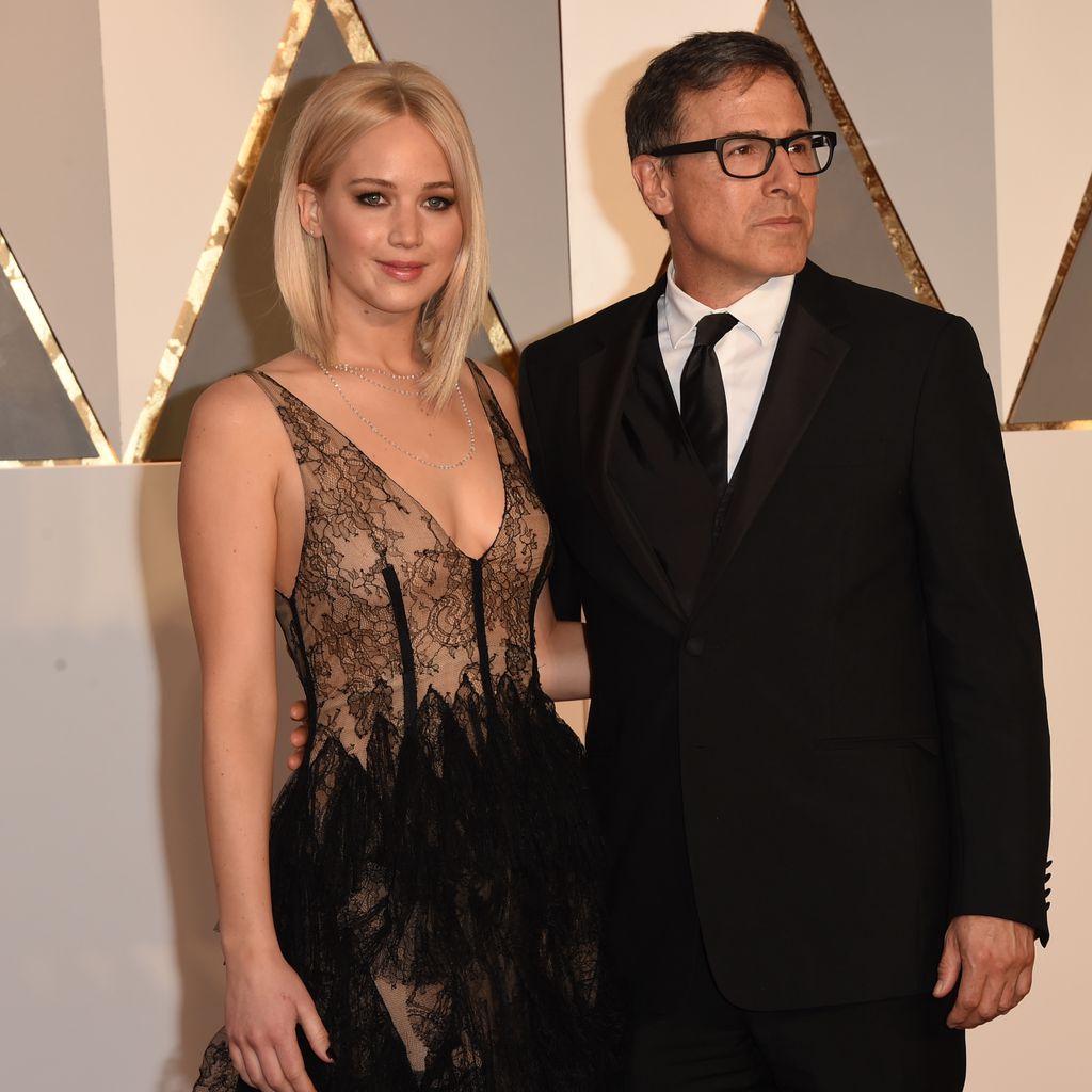 Jennifer Lawrence und David O. Russell bei den Oscars 2016