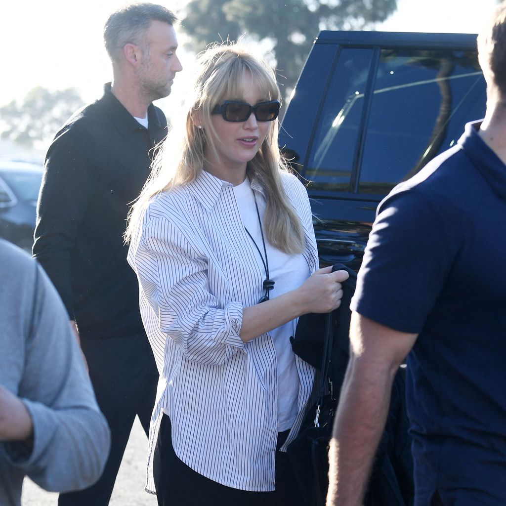 Jennifer Lawrence und ihr Mann Cooke Maroney in Los Angeles, Oktober 2024
