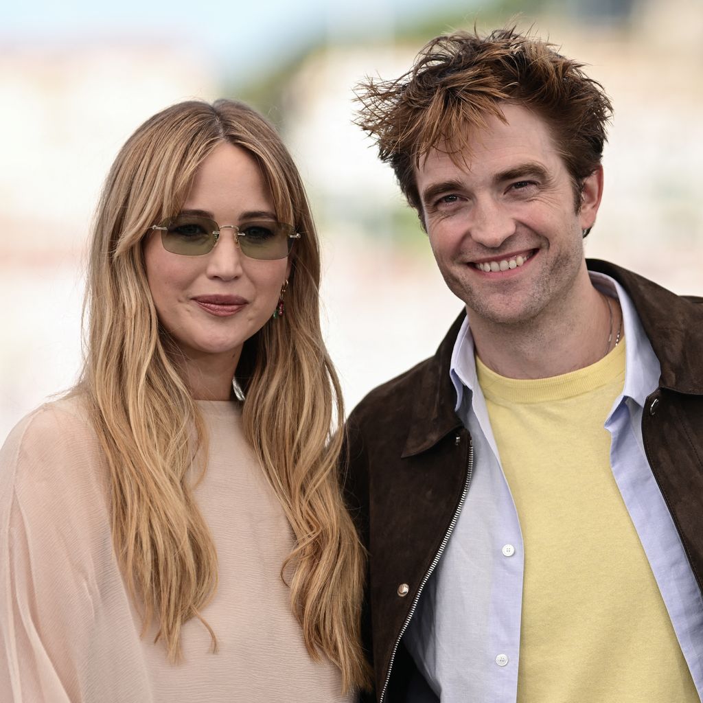 Die Filmstars Jennifer Lawrence und Robert Pattinson, 18. Mai 2025 in Cannes