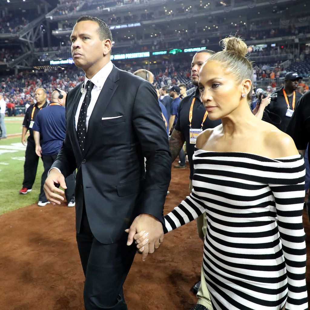 Jennifer Lopez mit ihrem Ex-Verlobten Alex Rodriguez