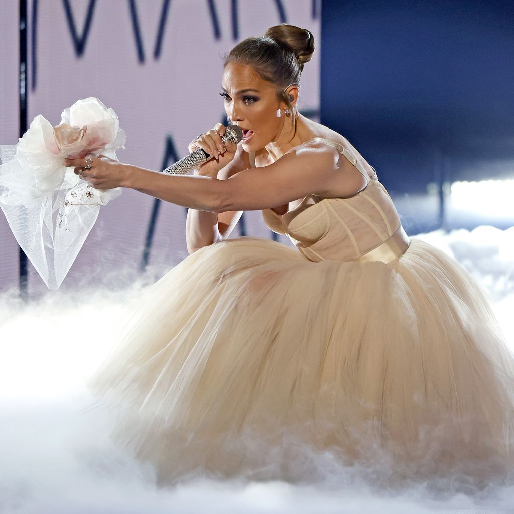 Jennifer Lopez bei den American Music Awards in L.A. im November 2021