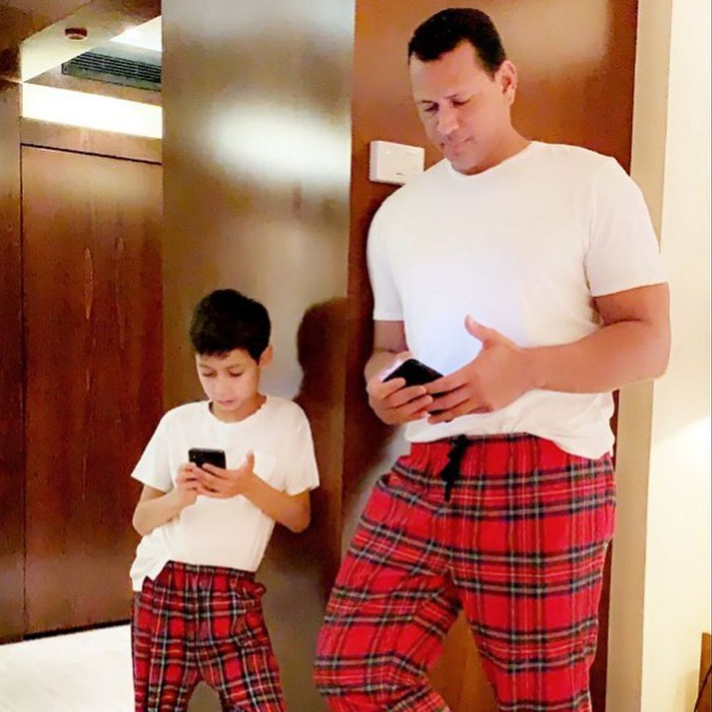 Jennifer Lopez' Sohn Max und Alex Rodriguez