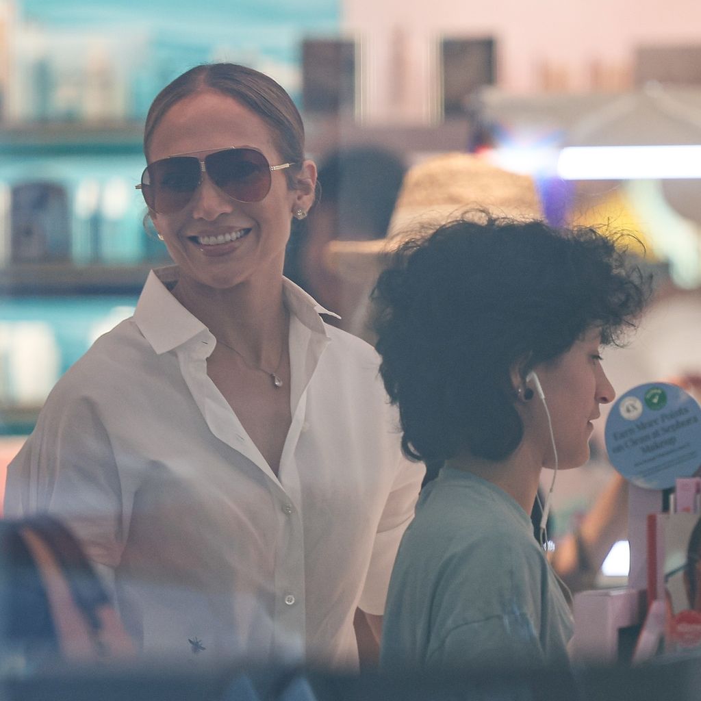 Jennifer Lopez mit ihrem Kind Emme Maribel Muñiz