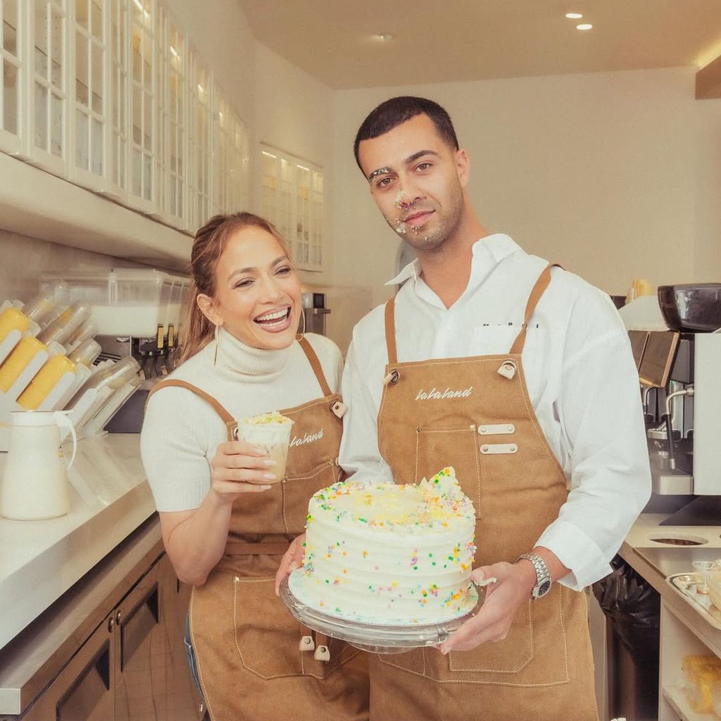 Jennifer Lopez und Francois Reihani im La La Land Kind Cafe