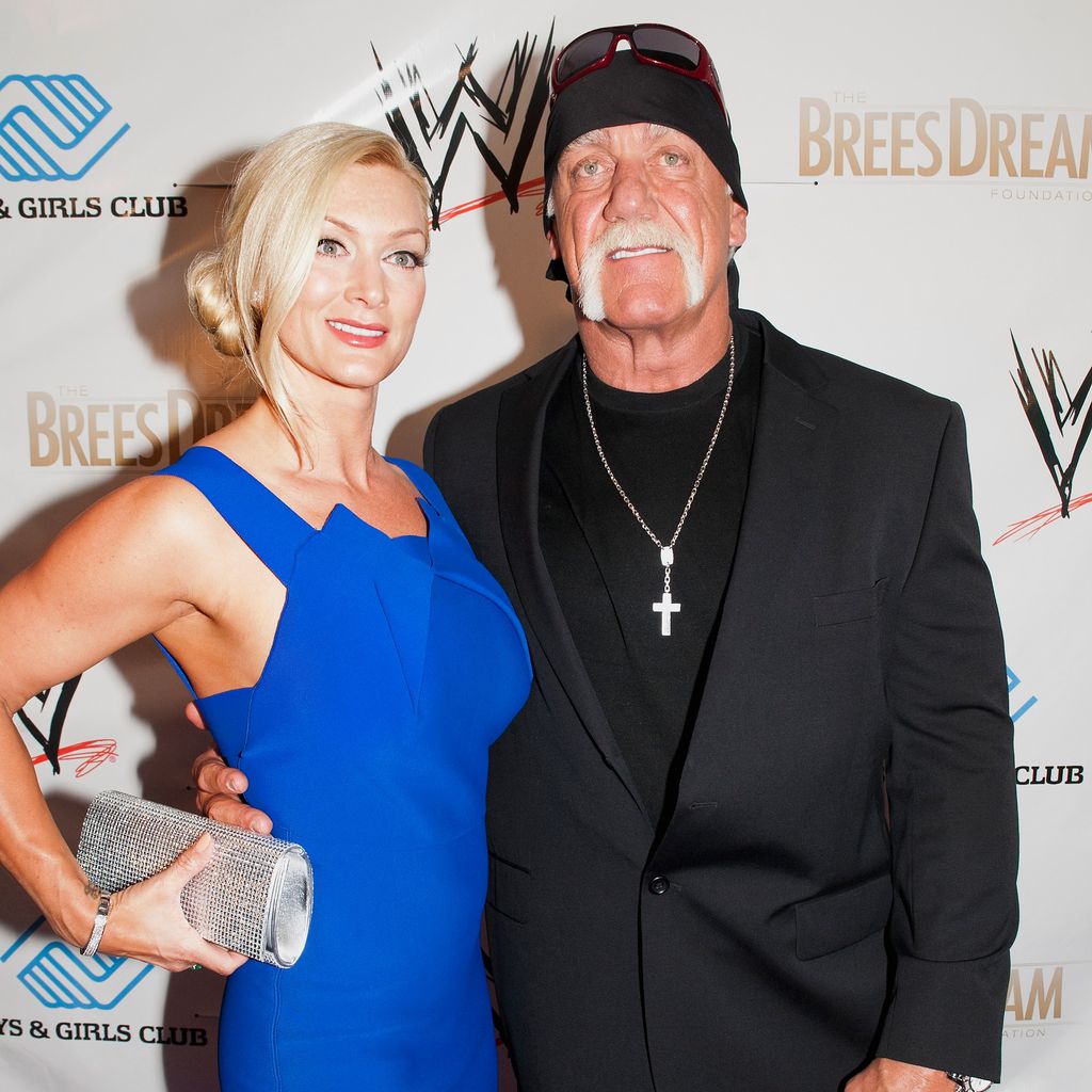 Jennifer McDaniels und Hulk Hogan im Jahr 2014