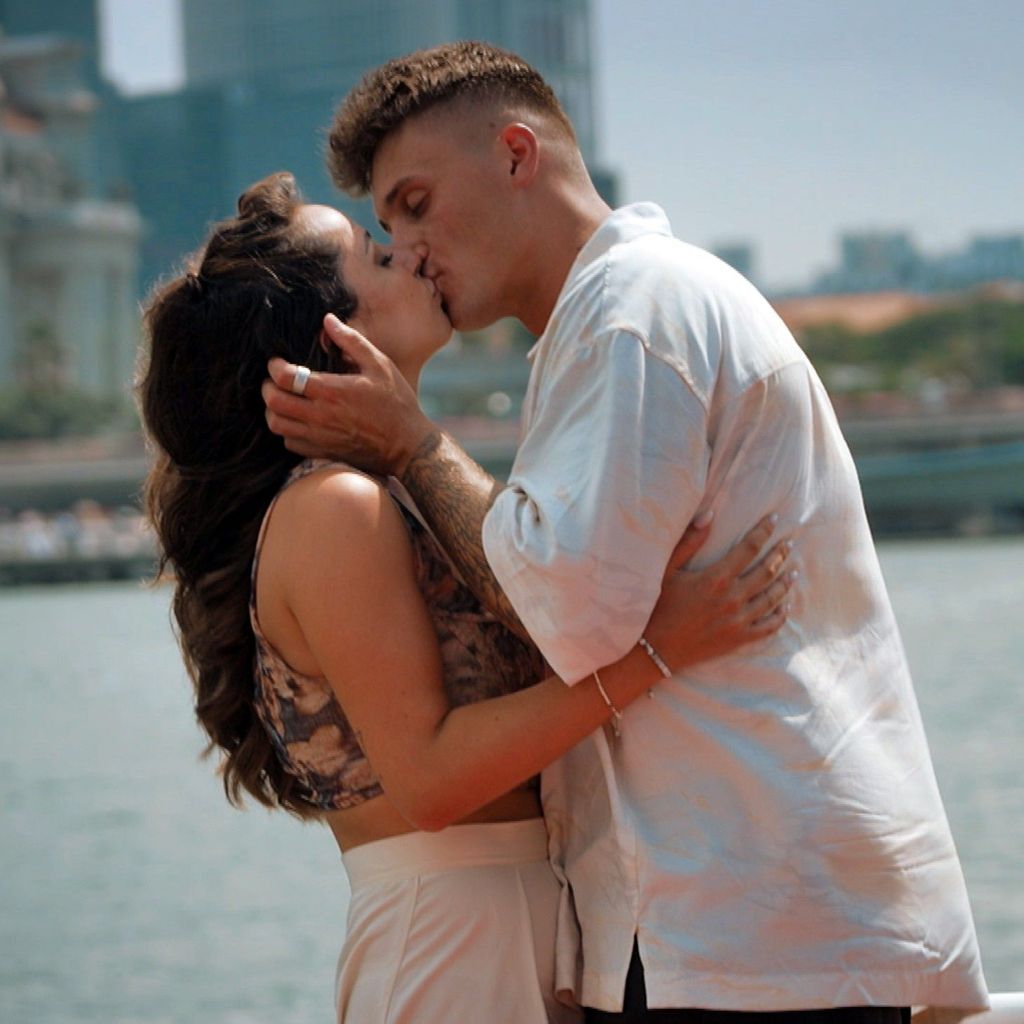 Jennifer Saro und Fynn Lukas Kunz beim Dreamdate