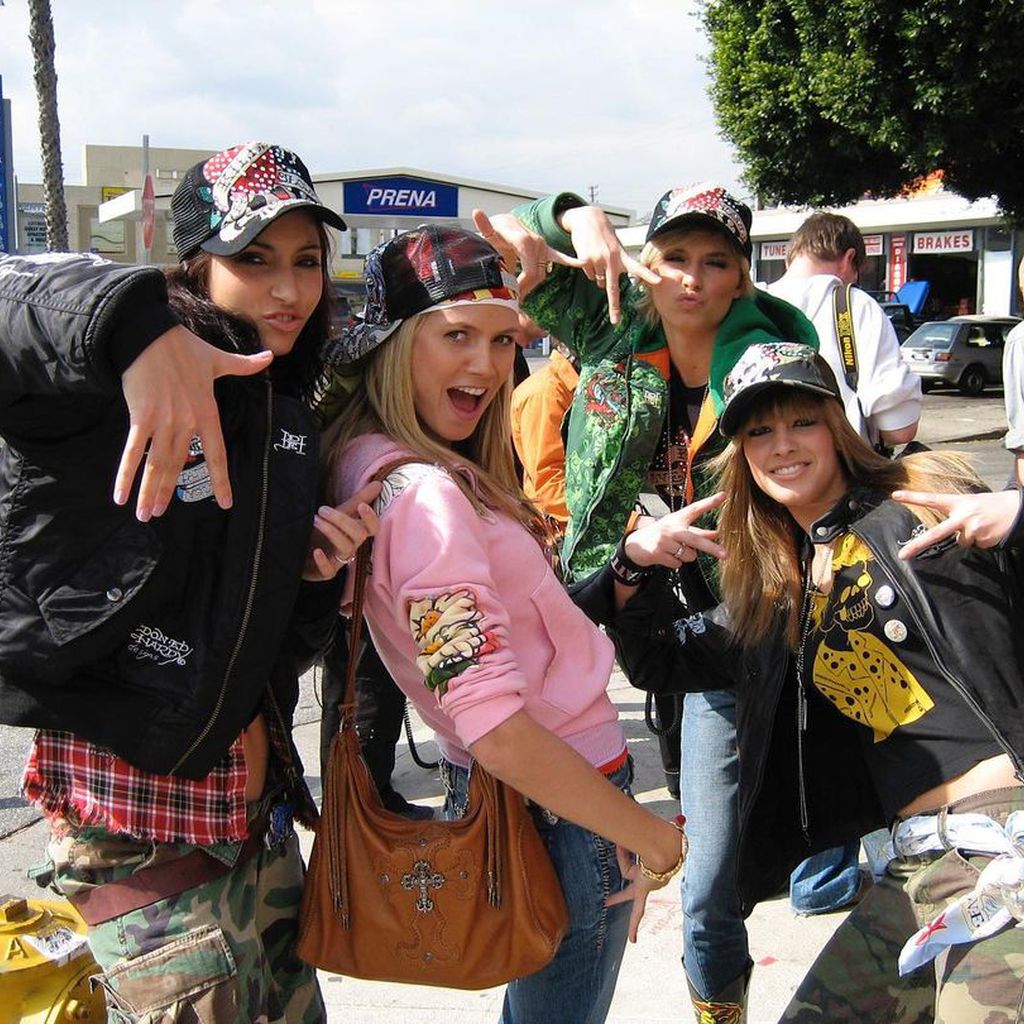Jennifer Wanderer, Heidi Klum, Lena Gercke und Yvonne Schröder im Jahr 2006
