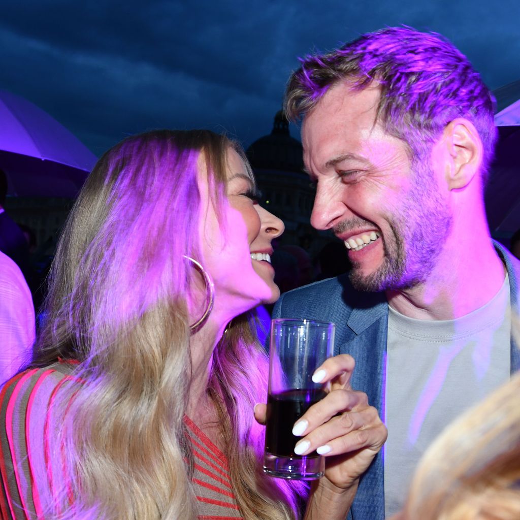 Jenny Elvers und Dieter Koennes auf der "Bertelsmann-Party 2023"