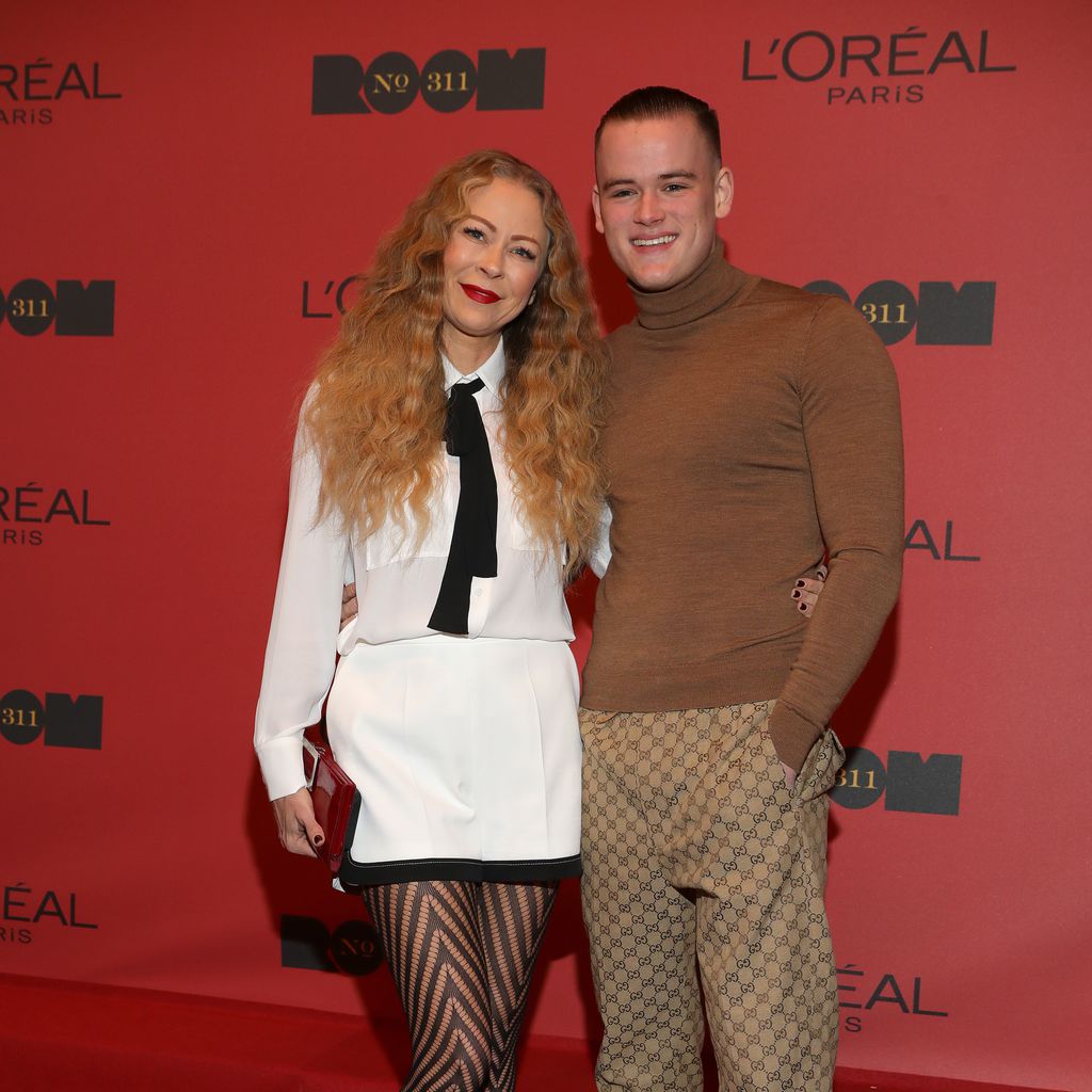 Jenny Elvers und ihr Sohn Paul auf der Berlinale 2020