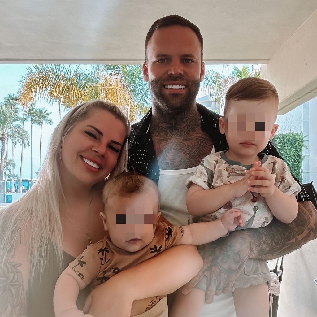 Jenny Frankhauser, Steffen König und ihre beiden Söhne Damian und Milan
