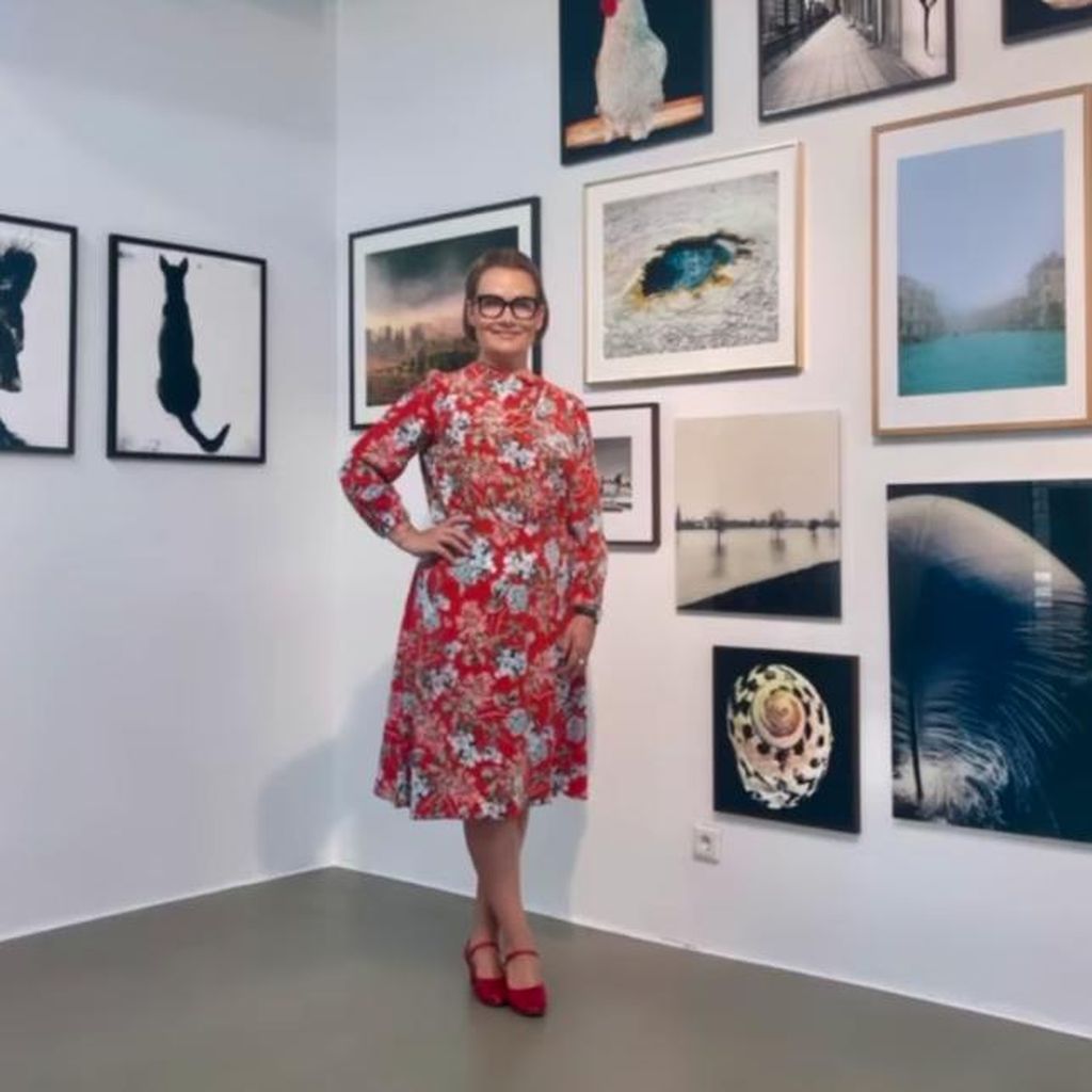Jenny Jürgens in ihrer Galerie
