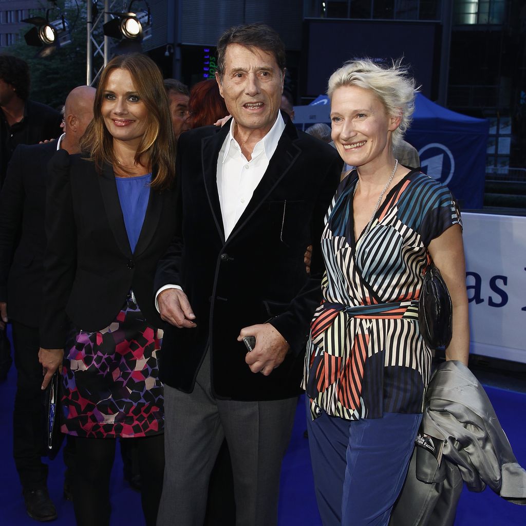 Jenny Jürgens mit ihrem Vater Udo und ihrer Halbschwester Sonja im September 2011 in Berlin