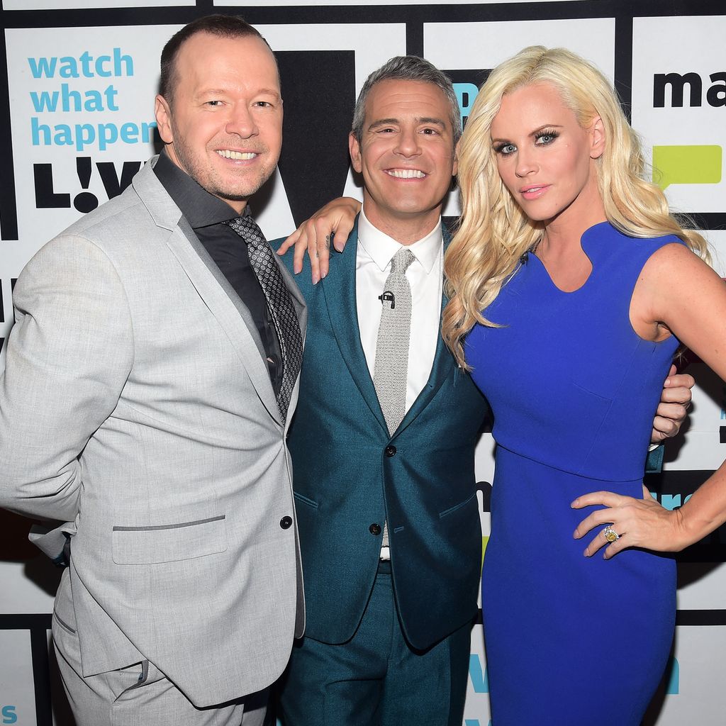 Jenny McCarthy, Donnie Wahlberg und Andy Cohen