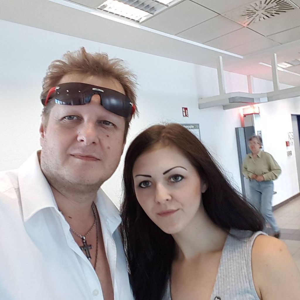 Jens Büchner mit seiner Tochter Jenny