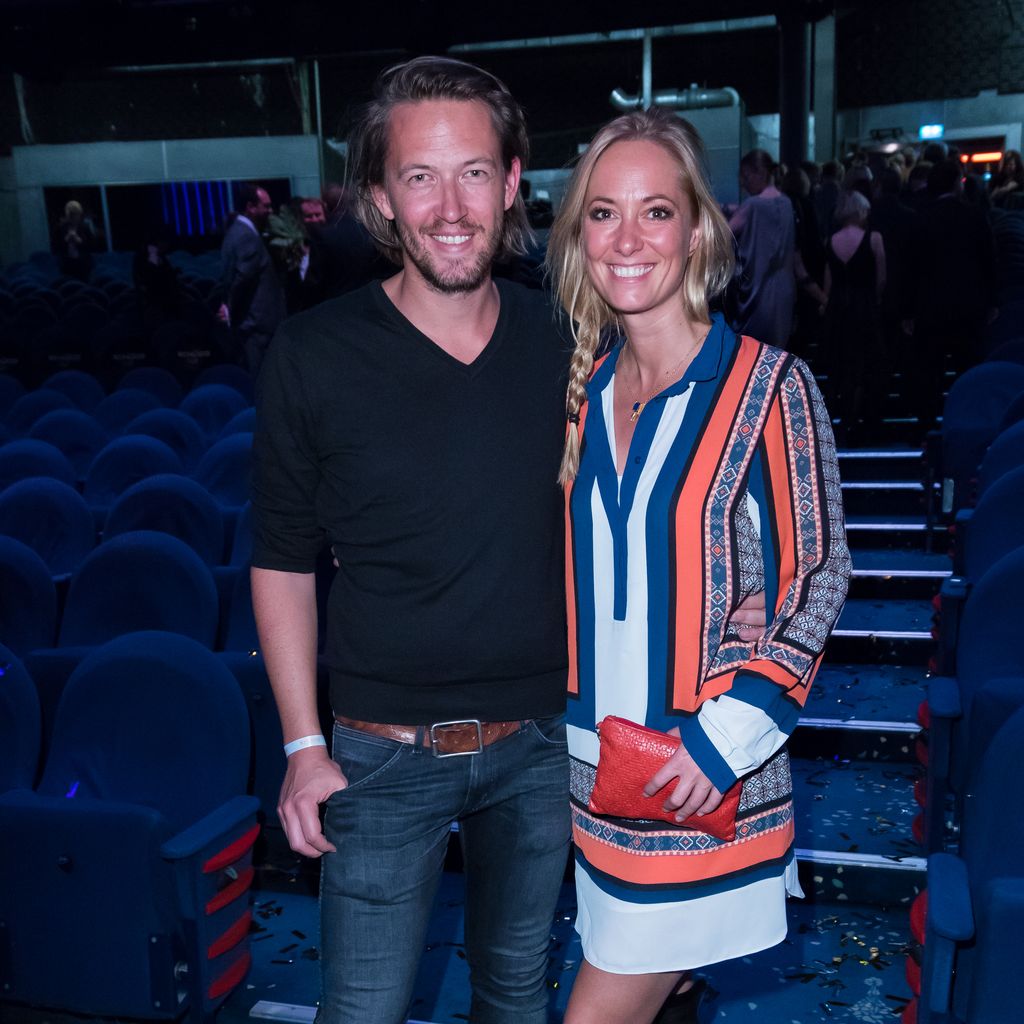 Jens Diestelkamp und Angela Finger-Erben auf der "Bodyguard – Das Musical"-Premiere in Köln
