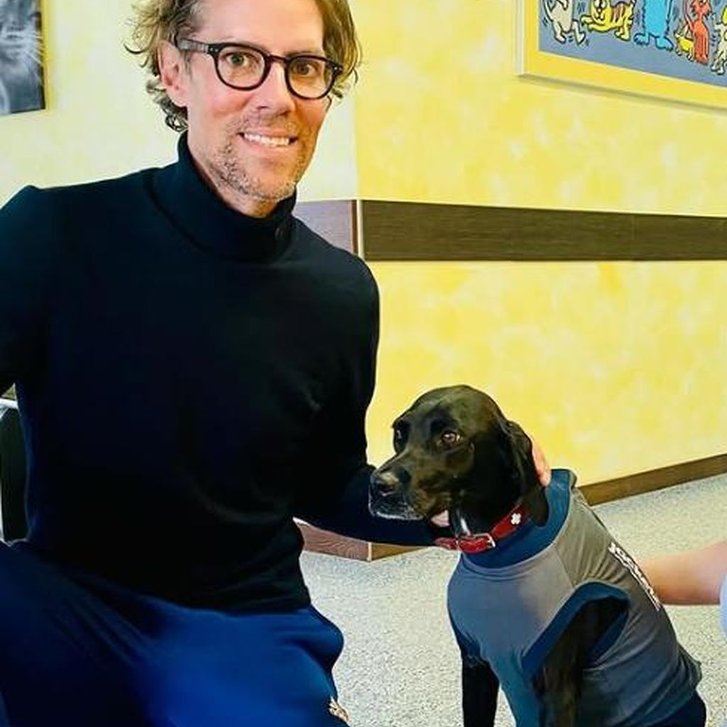 Jens Hilbert mit Hündin Pebbles