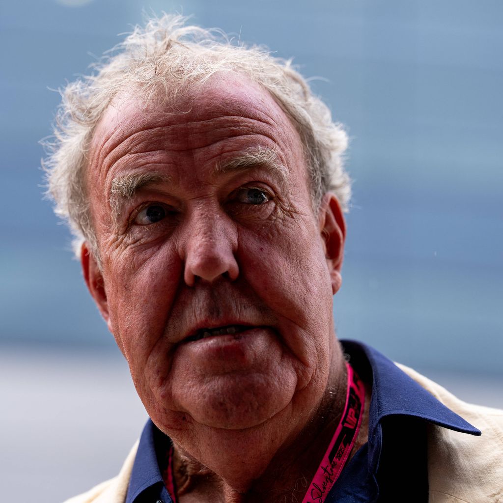 Jeremy Clarkson am Rennsonntag des Großen Preises von Großbritannien 2025 in Silverstone, 6. Juli 2025