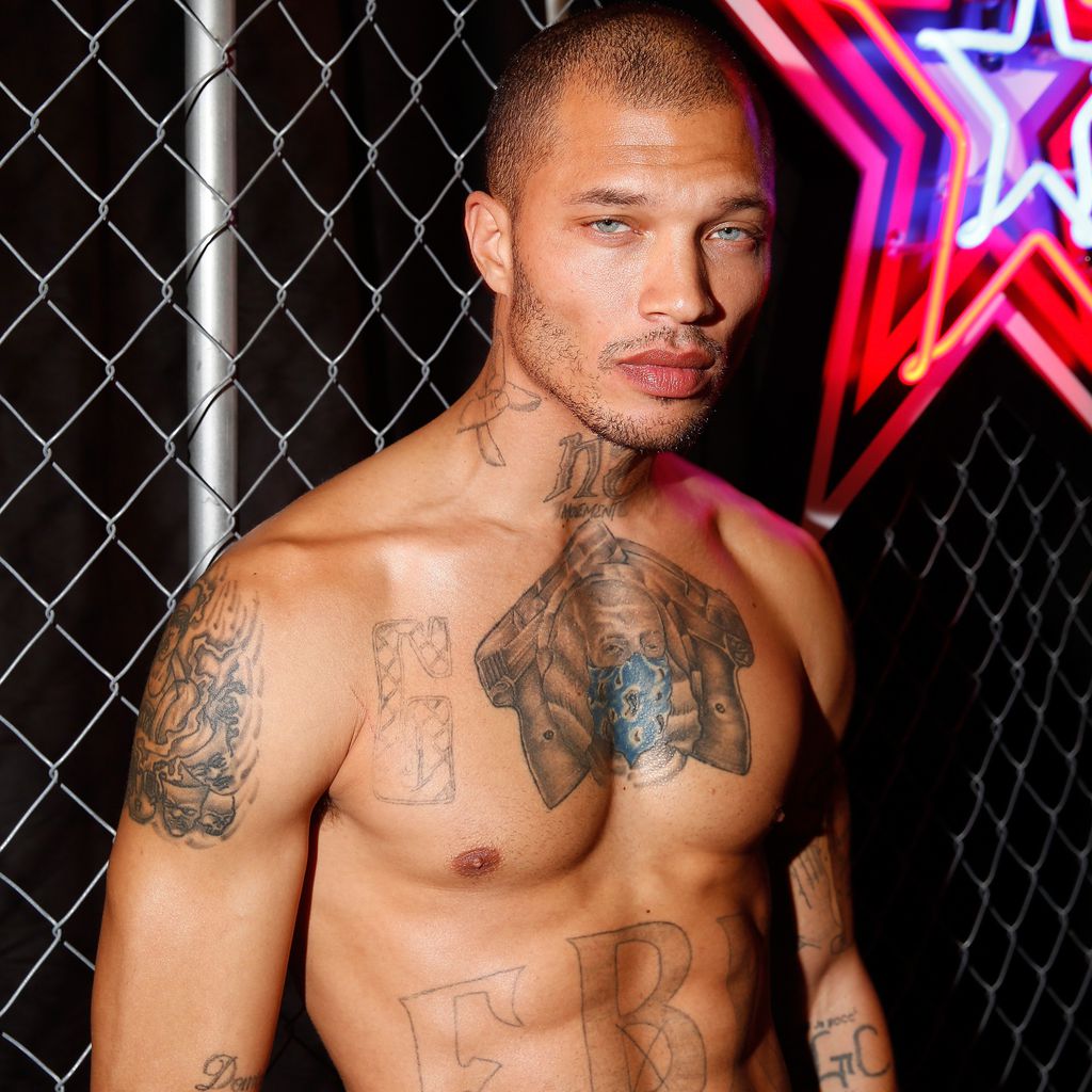 Jeremy Meeks bei der Fashion-Show von Philipp Plein in New York