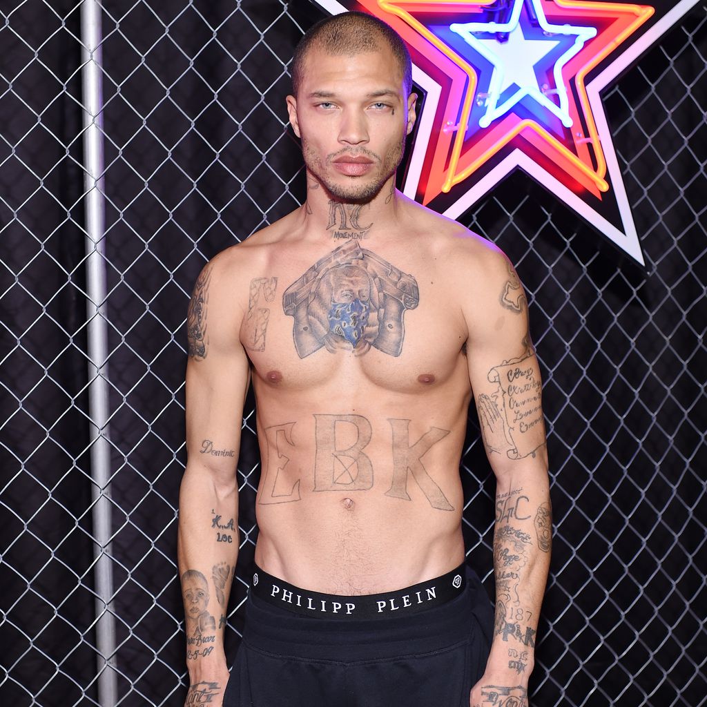 Jeremy Meeks bei der Fashion-Show von Philipp Plein in New York
