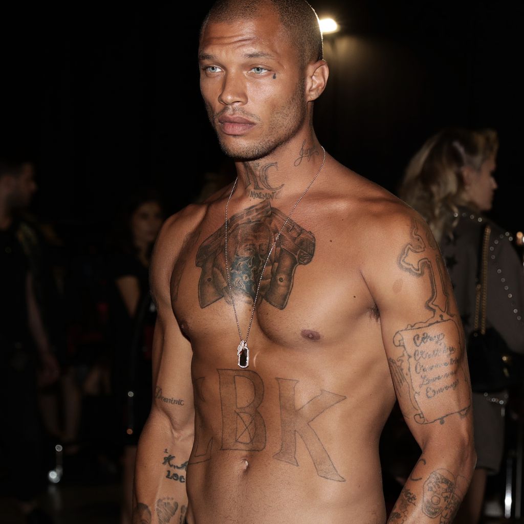 Jeremy Meeks bei der Fashion Week in Mailand