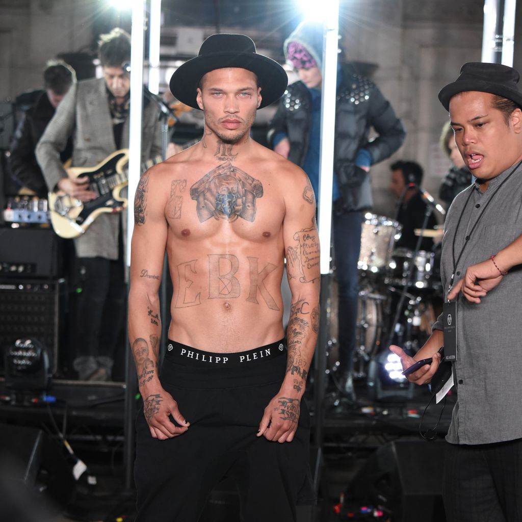 Jeremy Meeks auf der Philipp-Plein-Runway-Show in New York 2017
