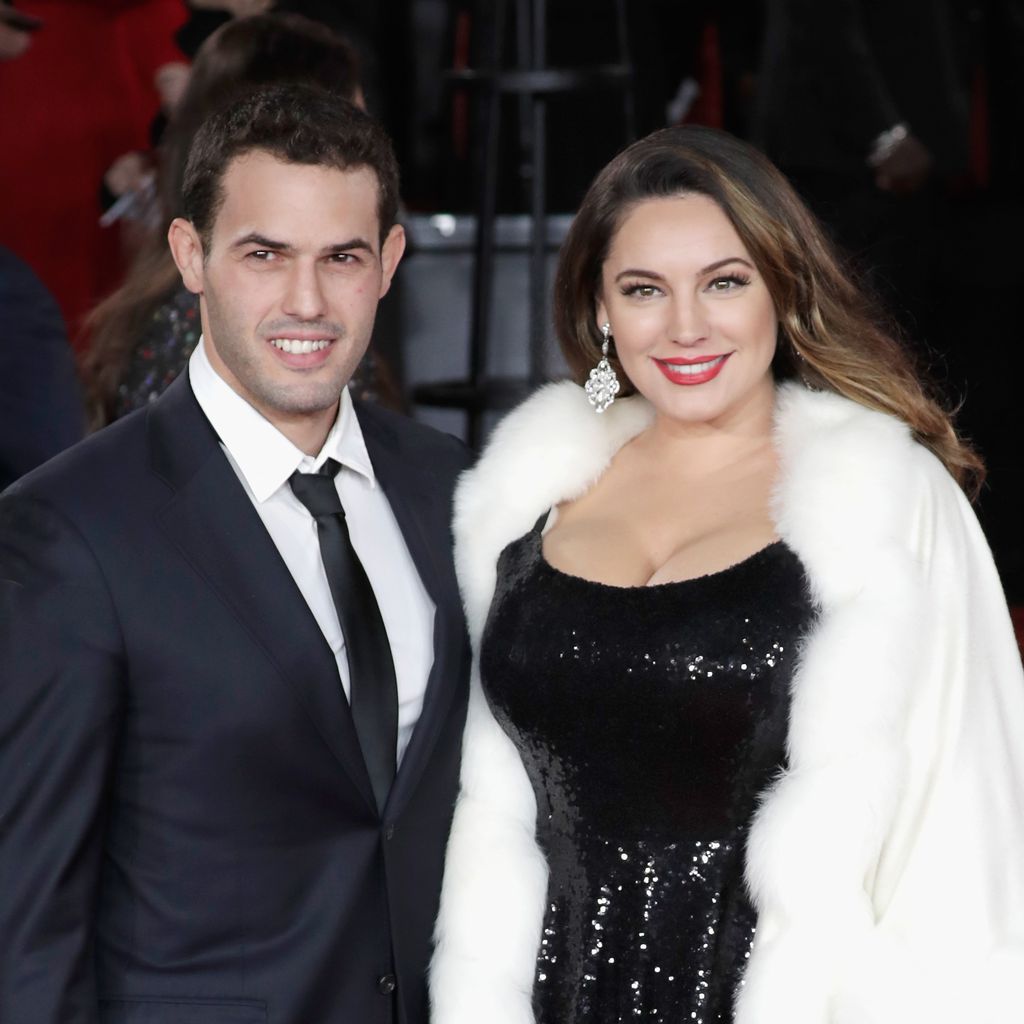 Jeremy Parisi und Kelly Brook auf dem roten Teppich