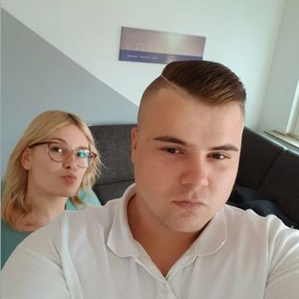 Jeremy-Pascal Wollny und seine Freundin Celine